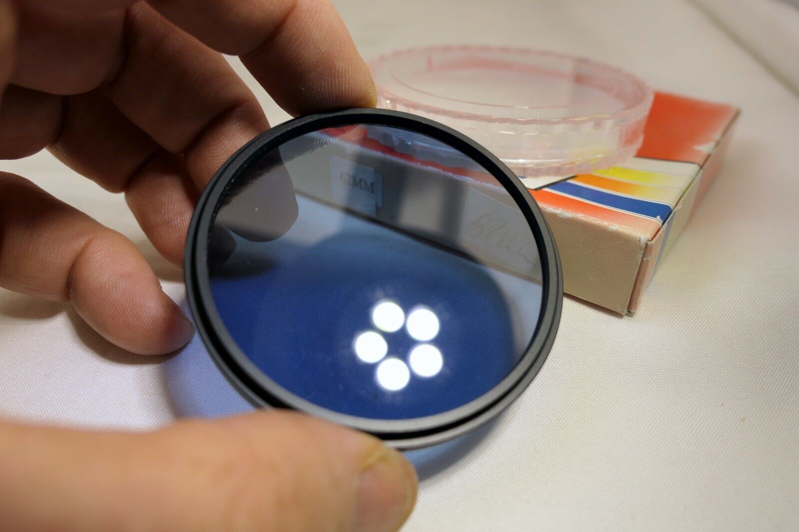 Eitar 62mm 80A Blue lens filter open box