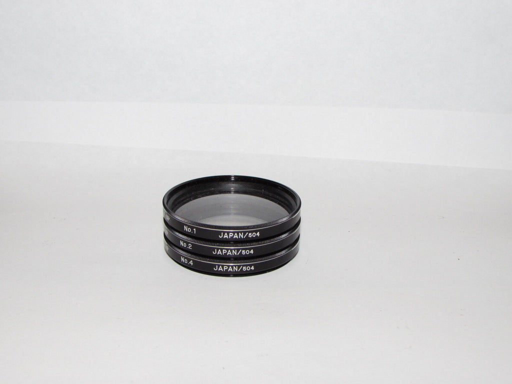 Used Prinz Close up No 1 No 2 No 4 Macro 49mm Lens Filter Set O33050
