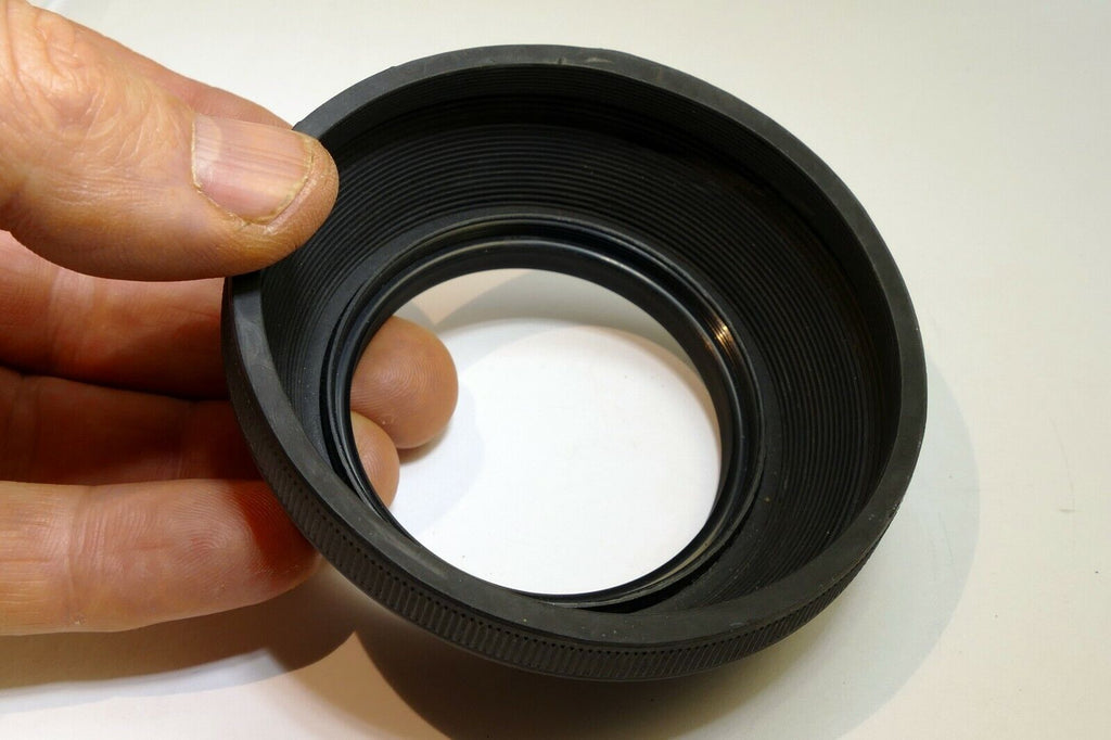 55mm Rubber Lens Hood Shade Collapsible for normal 50mm f1.7 f1.8 lenses