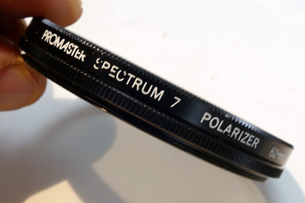 Promaster 62mm Lens Filter Polarizer PL Spectrum 7  rotating