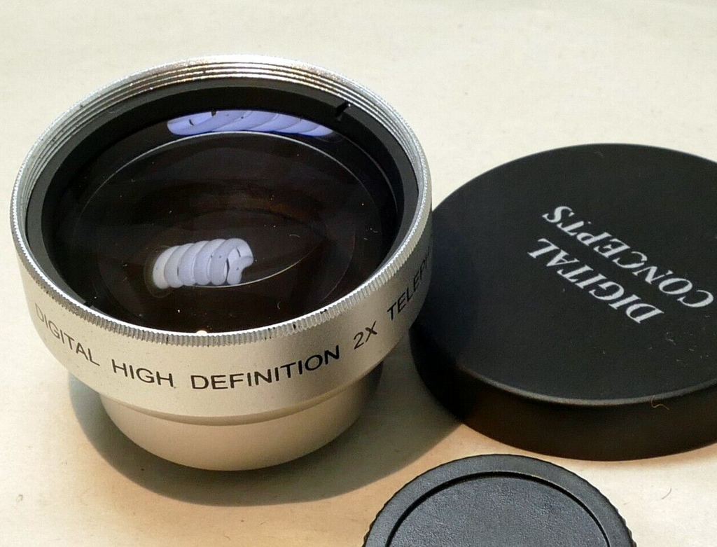 Digital AUX 2X CONVERSION LENS Telephoto with 25mm threaded mount