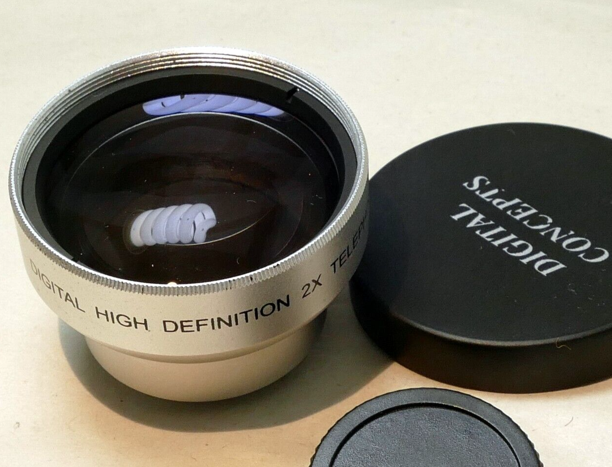 Digital AUX 2X CONVERSION LENS Telephoto with 25mm threaded mount