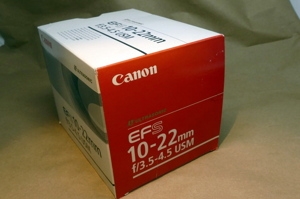 empty lens box (only) for  EF-S 10-22mm f/3.5-4.5 USM lens