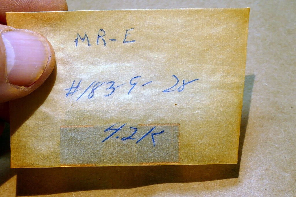 MR-E # 183-9-28 4.2K for  resonance microscope