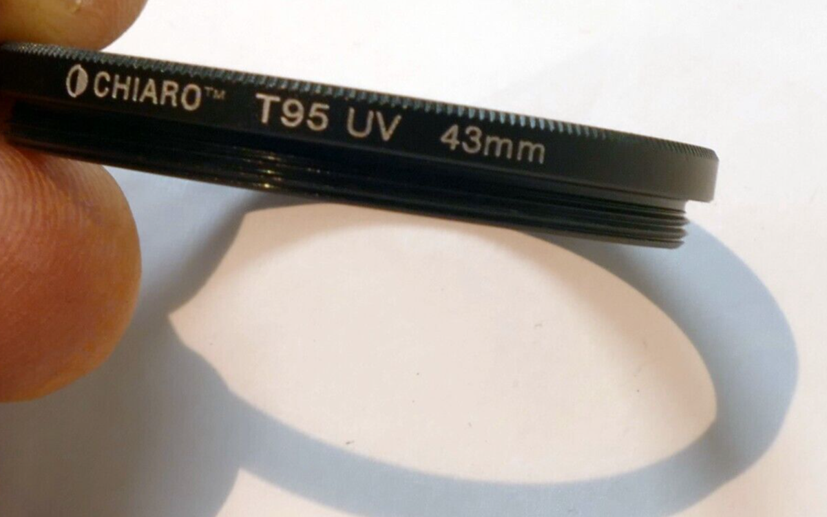 Chiaro T95 43mm MC UV Lens Filter Multi-Coated 95-UVAT43