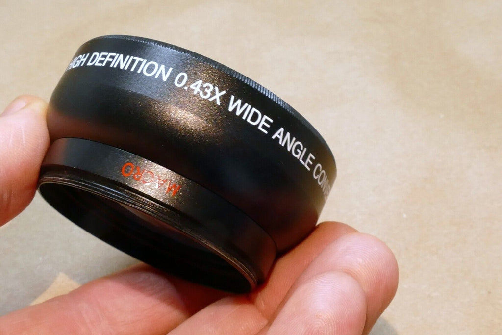 52mm Vivitar 0.43X Wide Angle Lens HD MC AF High Definition w/ macro