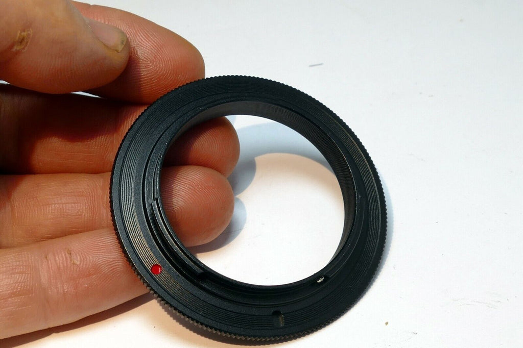 49mm Macro Reverse Adapter Ring for Canon EOS M M2 EF-M mount mirrorless cameras