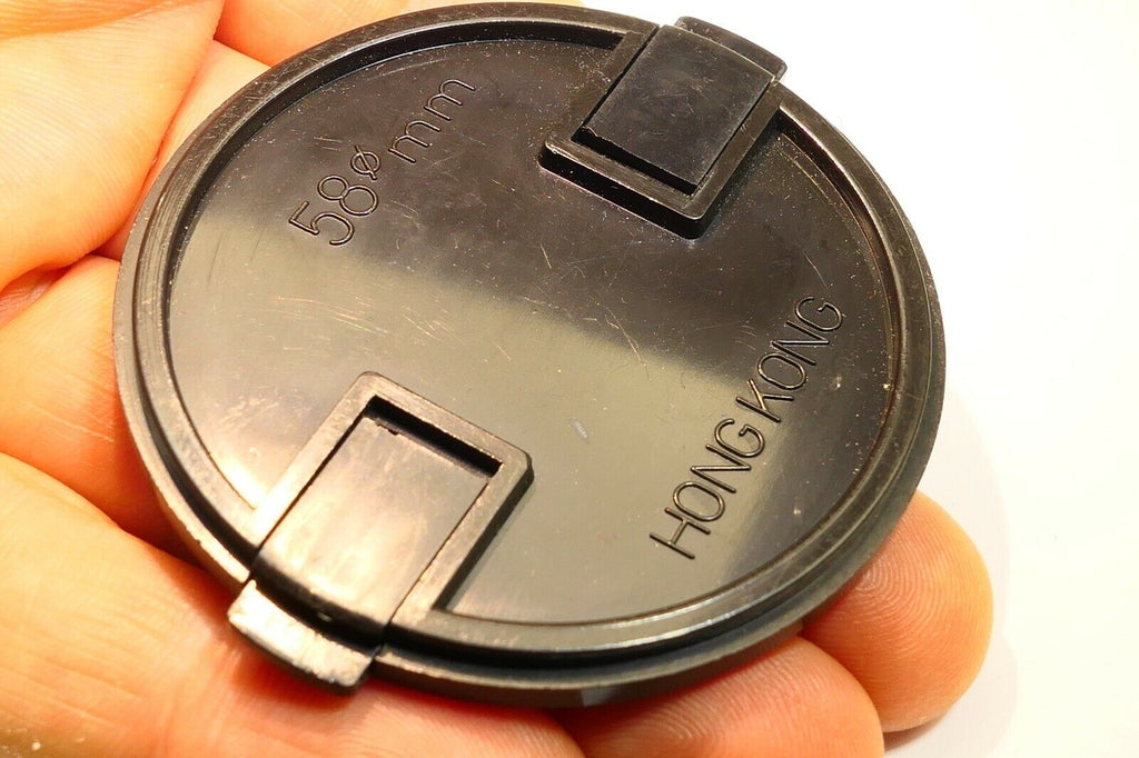 58mm snap on type Lens Front Cap made in Honk Kong