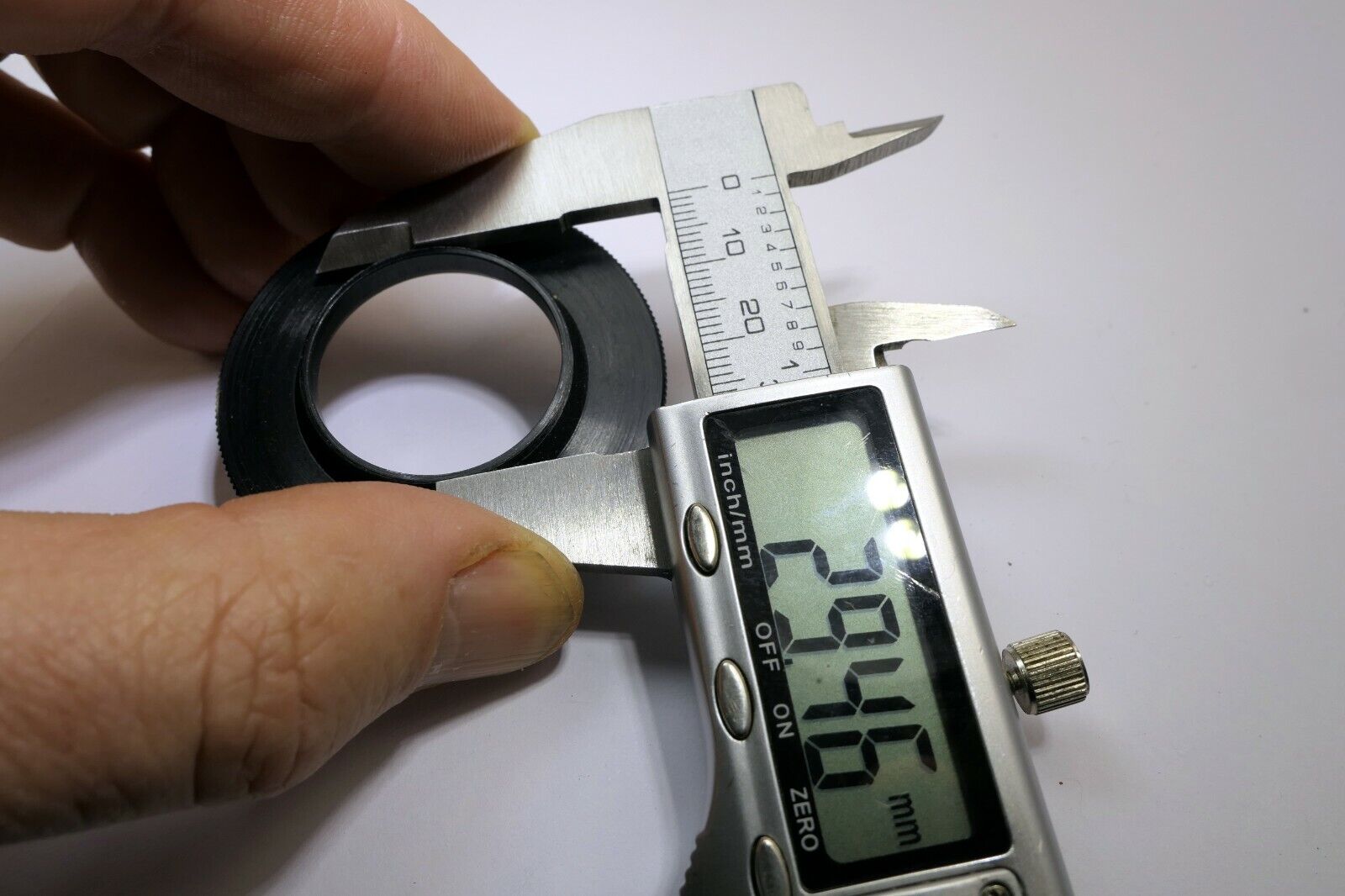 Harrison Series 6 VI 44mm OD lens hood shade metal w/ 30mm OD threads on bottom