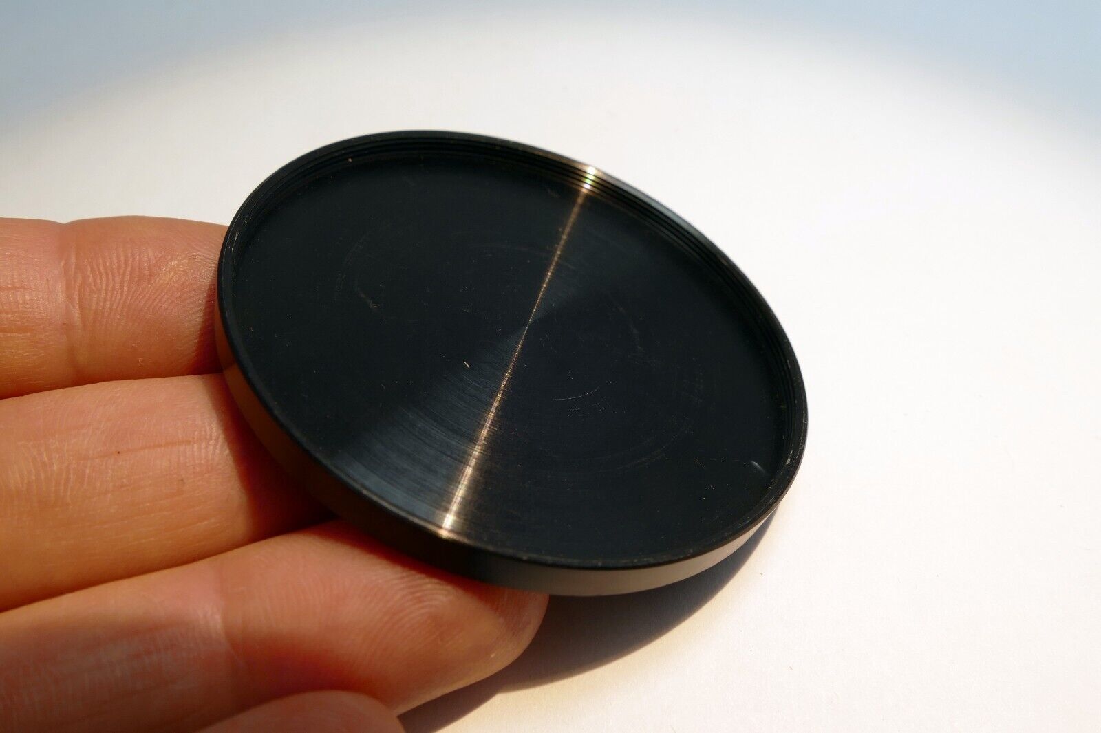 Metal 62mm Cap threaded for filter stacking w/ female threads