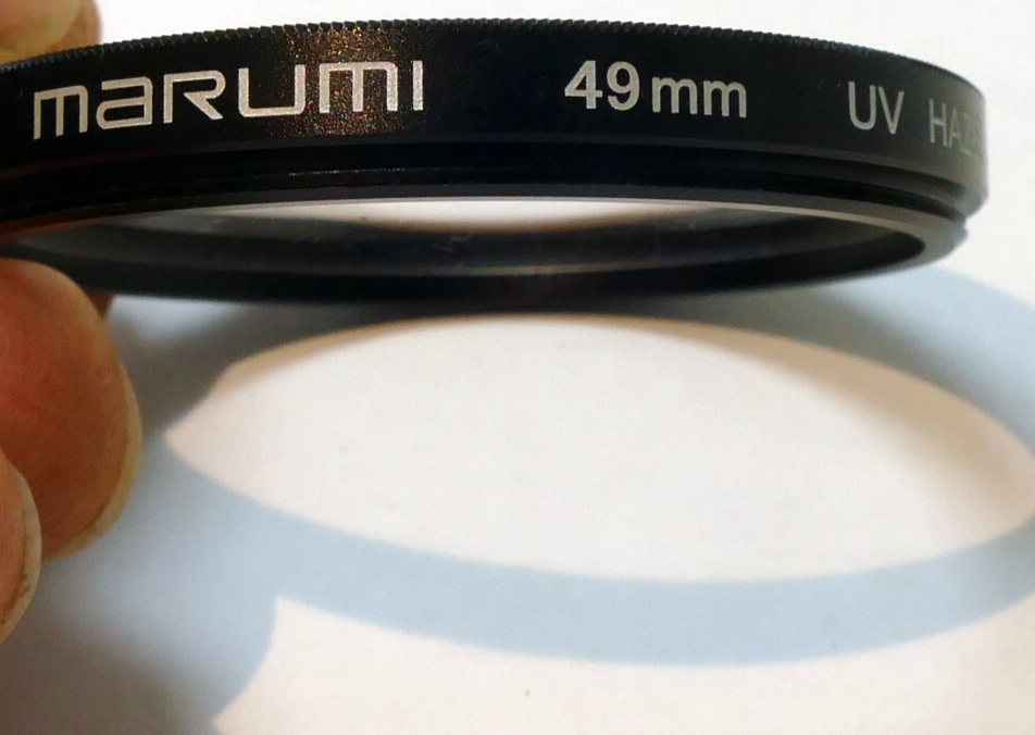 Marumi UV-HAZE 49mm UV Filter  - mint condition