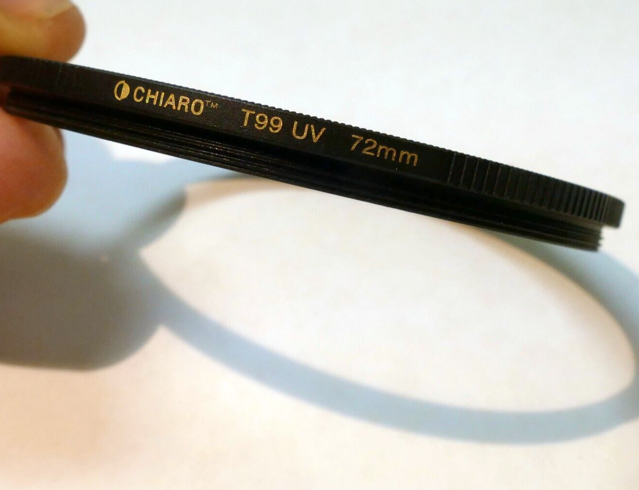 Chiaro T99 MC UV 72 mm Lens Filter 99-UVBTS72 w/ ribbed rim wide angle