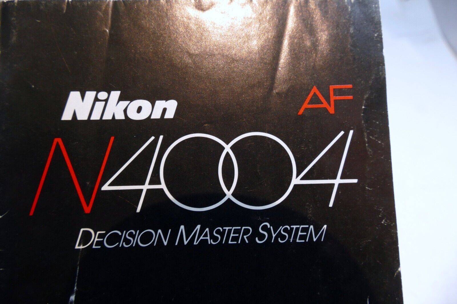 Nikon N4004 AF camera  Photo Guide Brochure accessory list
