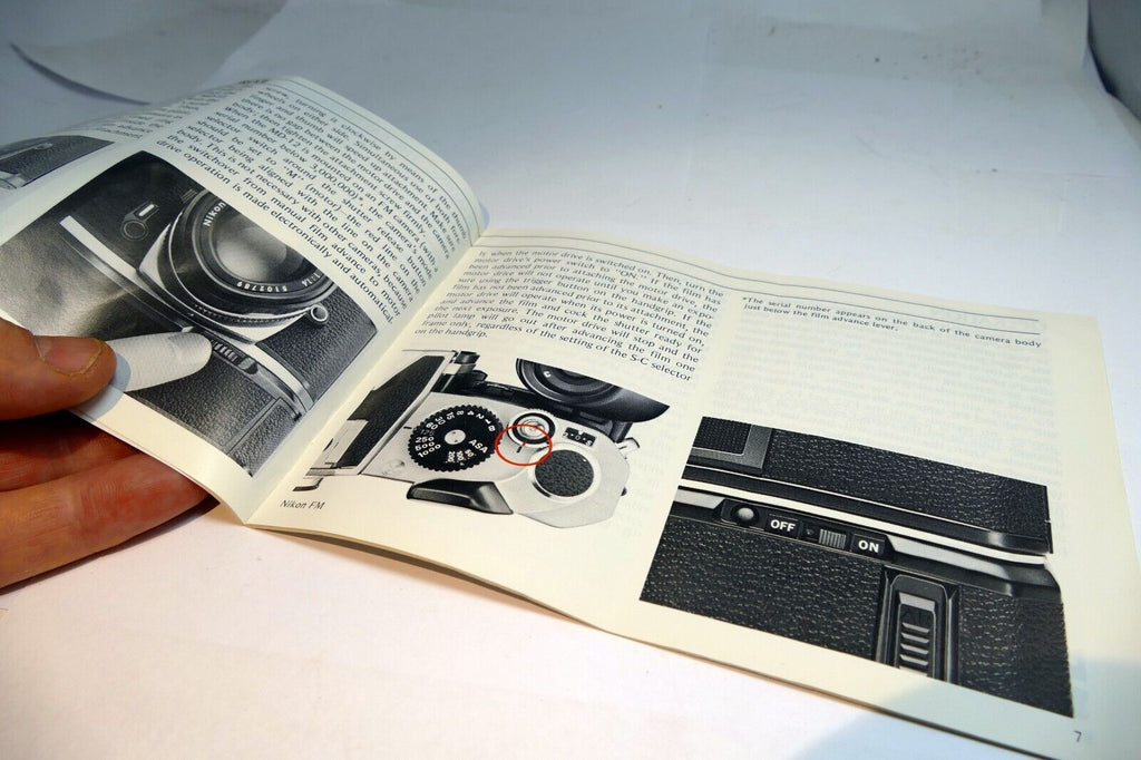 Nikon MD-12 Motor Drive  Instruction Manual Guide  En English