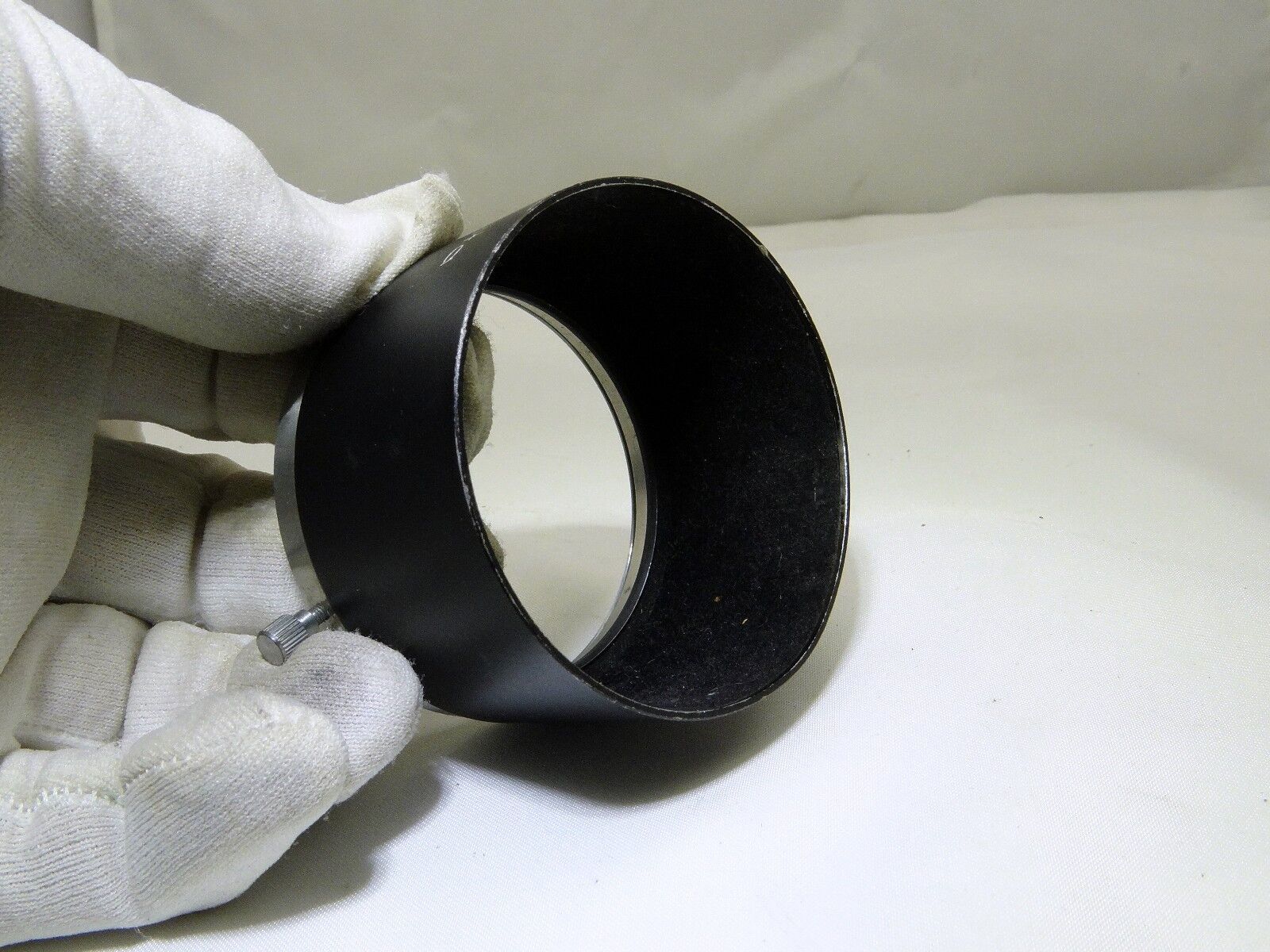 Lens hood Metal Minolta D57KD for 135mm f2.8 Rokkor PG 55mm slip on type