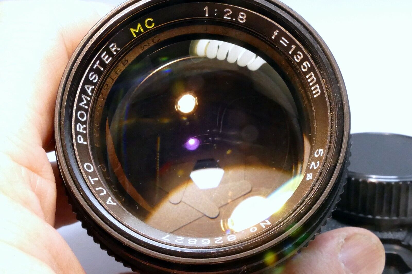 Promaster 135mm f2.8 Lens manual Focus Minolta MD prime Telephoto