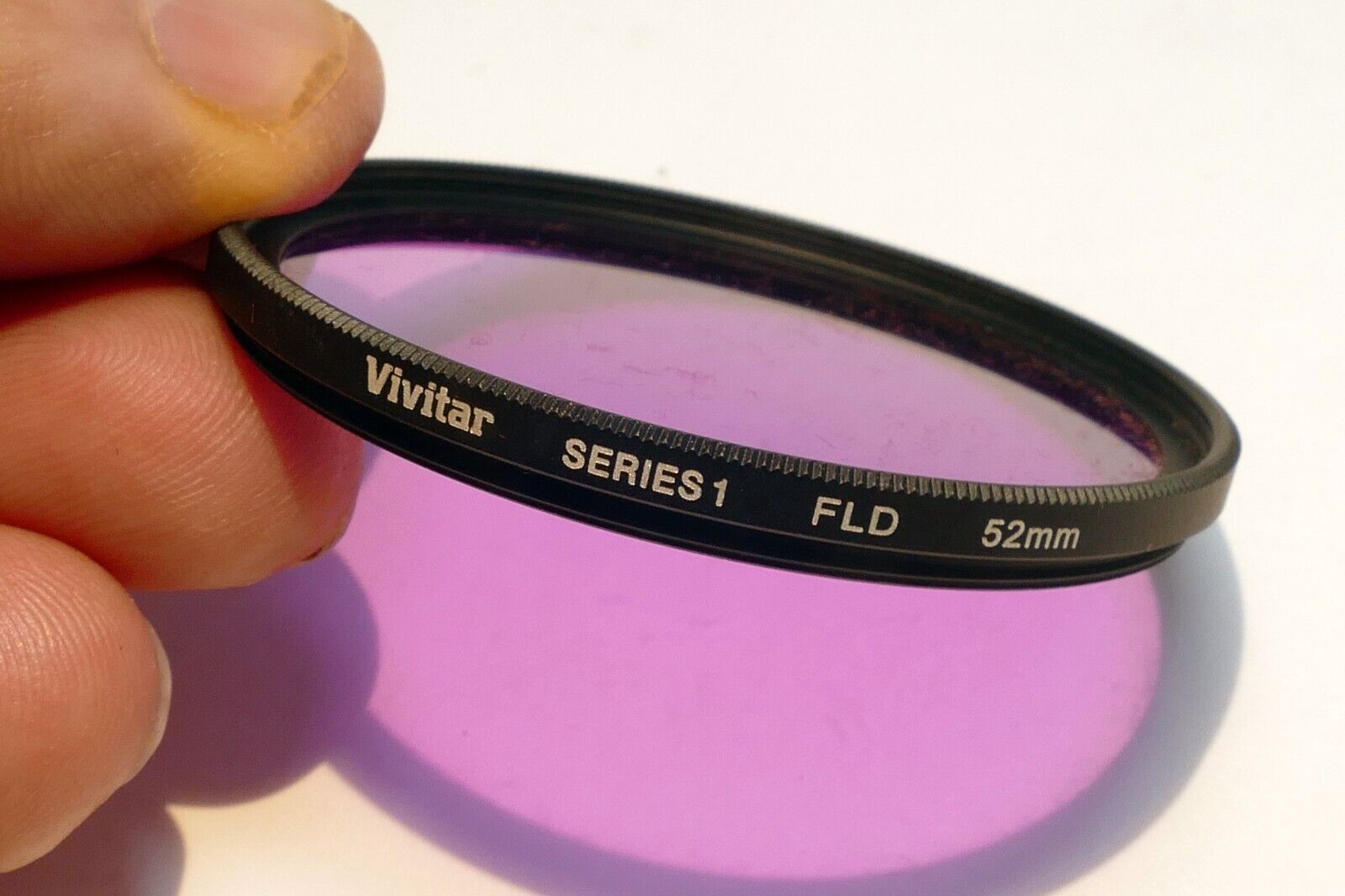 Vivitar 52mm Filter FL-D fluorescent to daylight balancing series 1 low slim