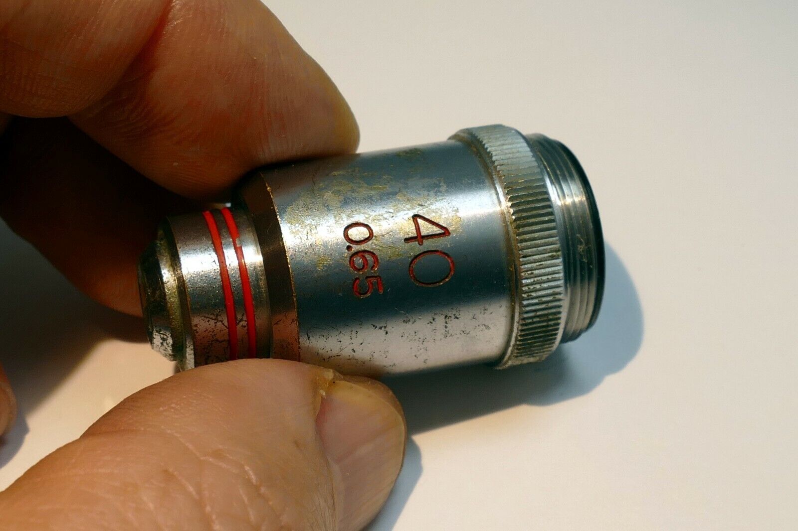 PARCO 40 X 0.65 Microscope Objective Lens 40X made in Japan
