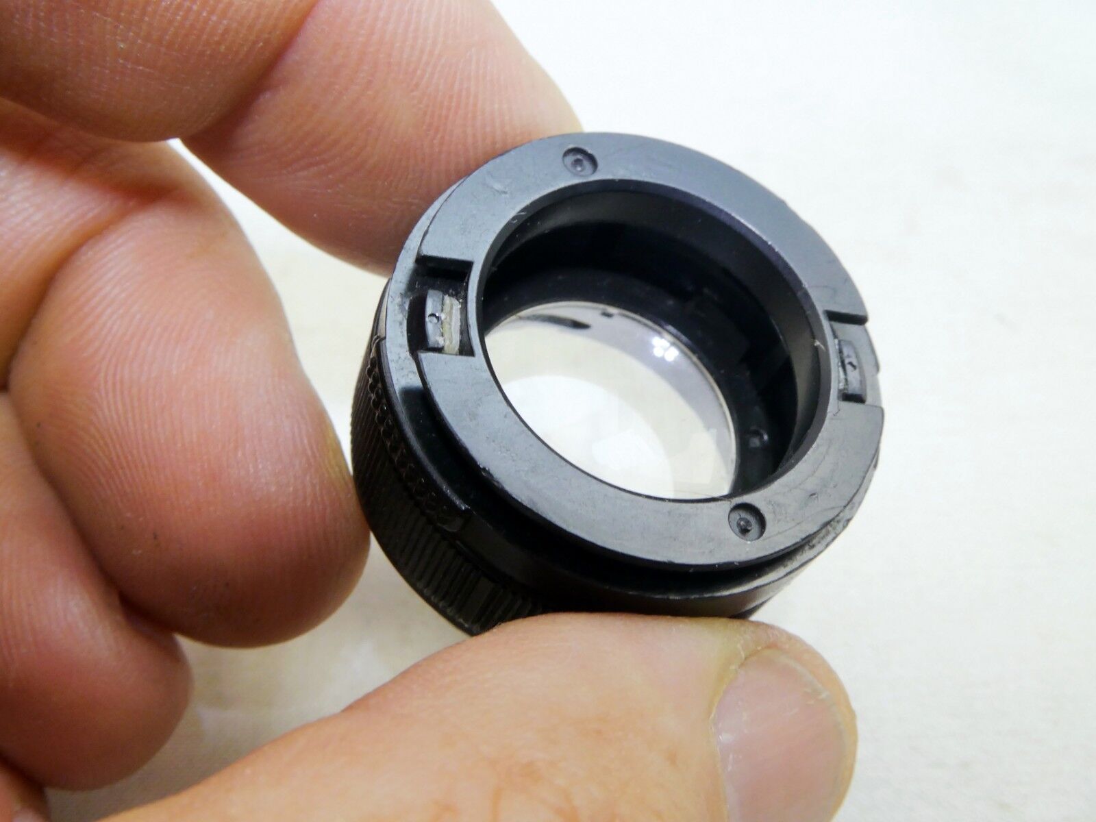 Lens 2X adapter 23mm OD 30mm OD plastic unknown brand