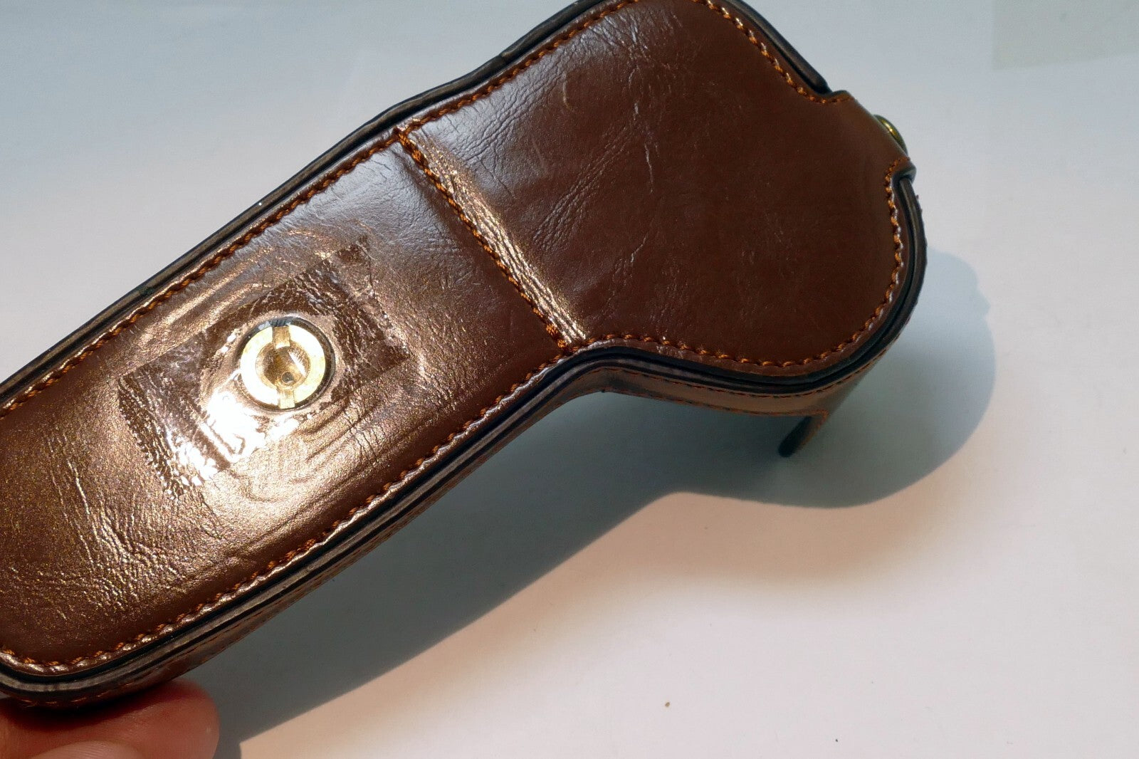Lower Half Case for  Sony ZV-E10 digital camera brown