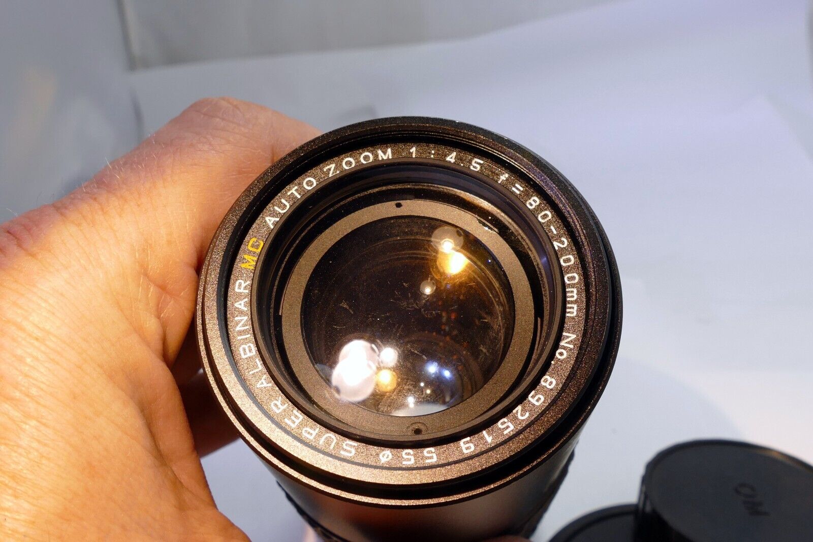 Albinar  80-200m f4.5 Lens for Olympus OM mount manual focus telephoto