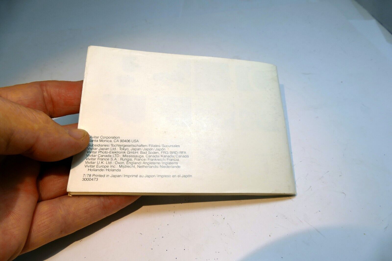 Vivitar 70-210mm f3.5 Macro Lens  User's Manual Instruction Guide series 1