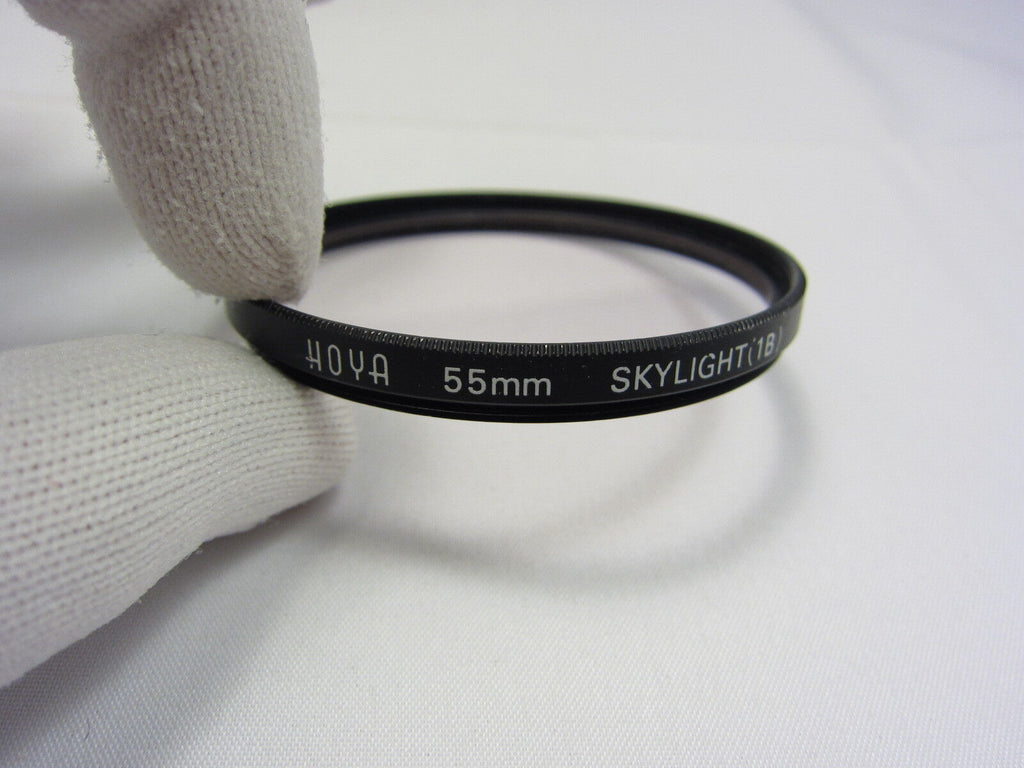 Used HOYA 55mm SKYLIGHT (1B) Lens Filter (with Tiny nicks) Made In JAPAN 6410059