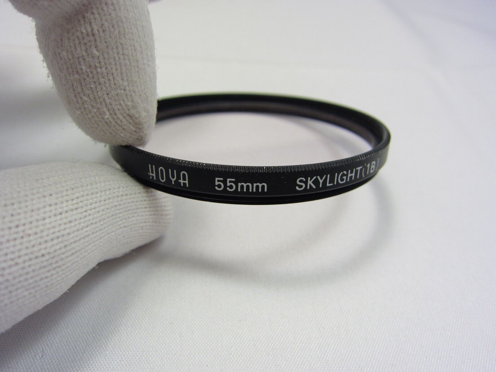 Used HOYA 55mm SKYLIGHT (1B) Lens Filter (with Tiny nicks) Made In JAPAN 6410059