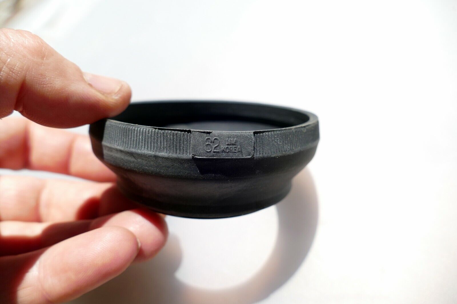 62mm Lens Rubber Hood shade double threaded for  telephoto zoom