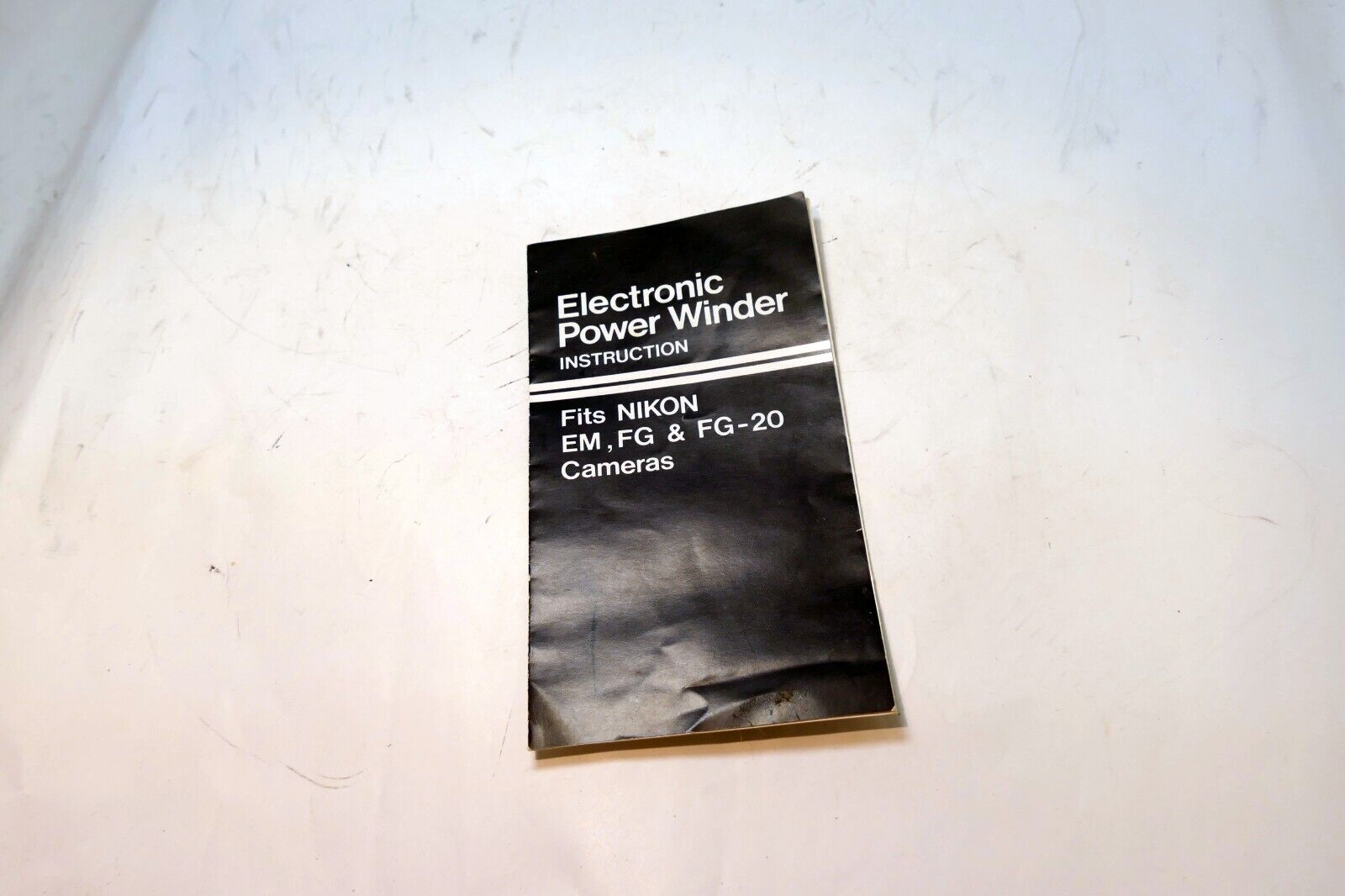 Power Winder for Nikon EM FG FG-20Instructions  guide manual English EN