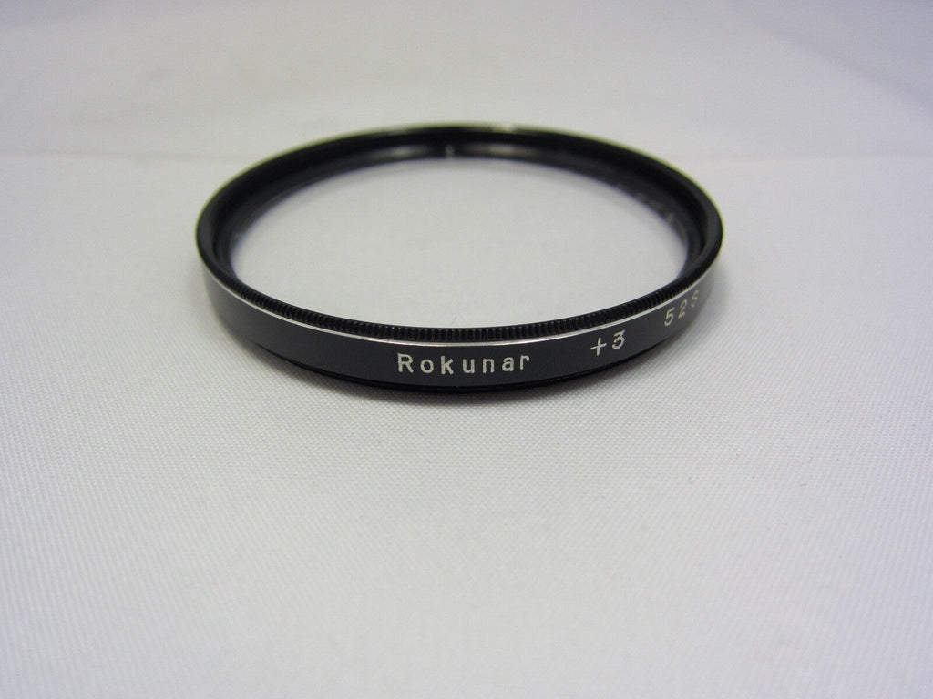 Used ROKUNAR +3 Macro Close-up 52mm 52S Lens Filter Made in JAPAN 6405017