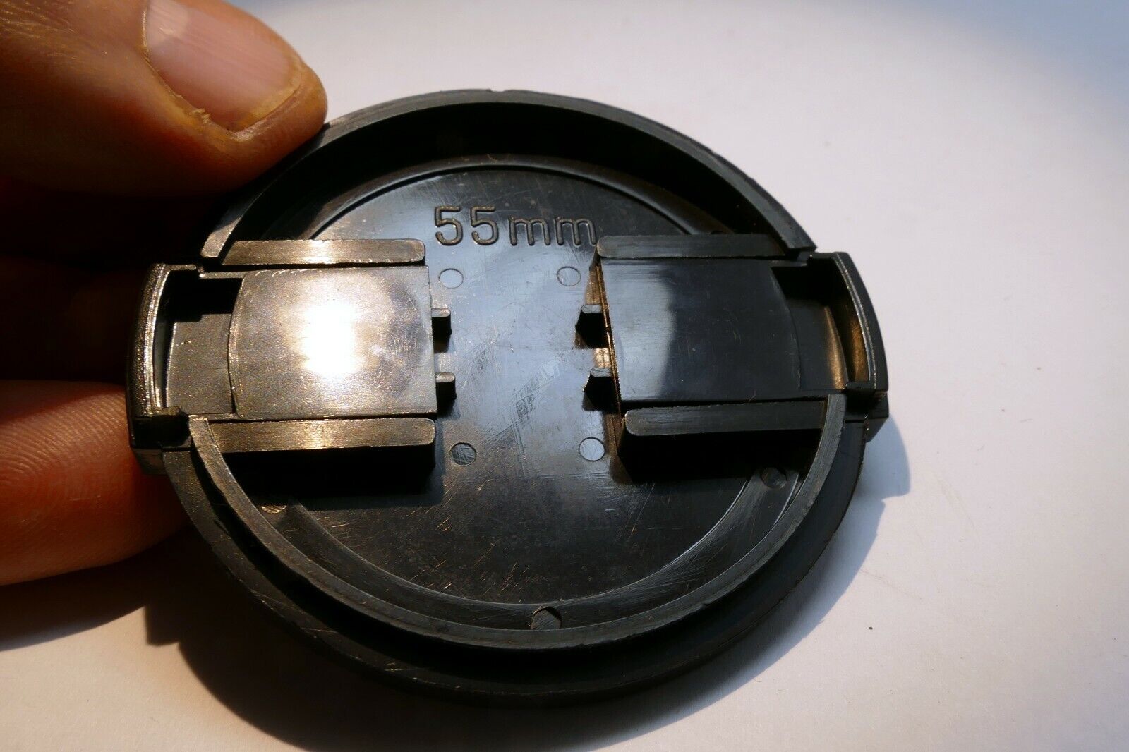 55mm Front Cap Plastic  snap on vintage black  for f2.8 f3.5 28mm 35mm