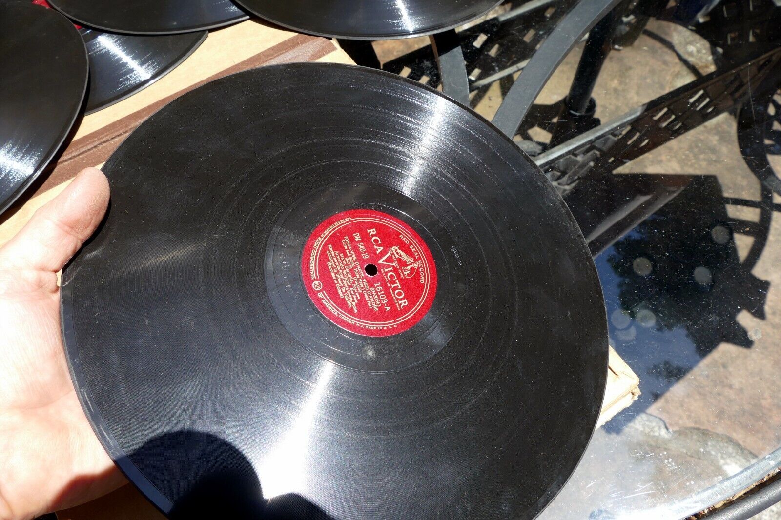 12" 78 RPM Record Set-(7)-Tosca Volume II-Puccini/Set DM-540/Gigli/Fabritiis