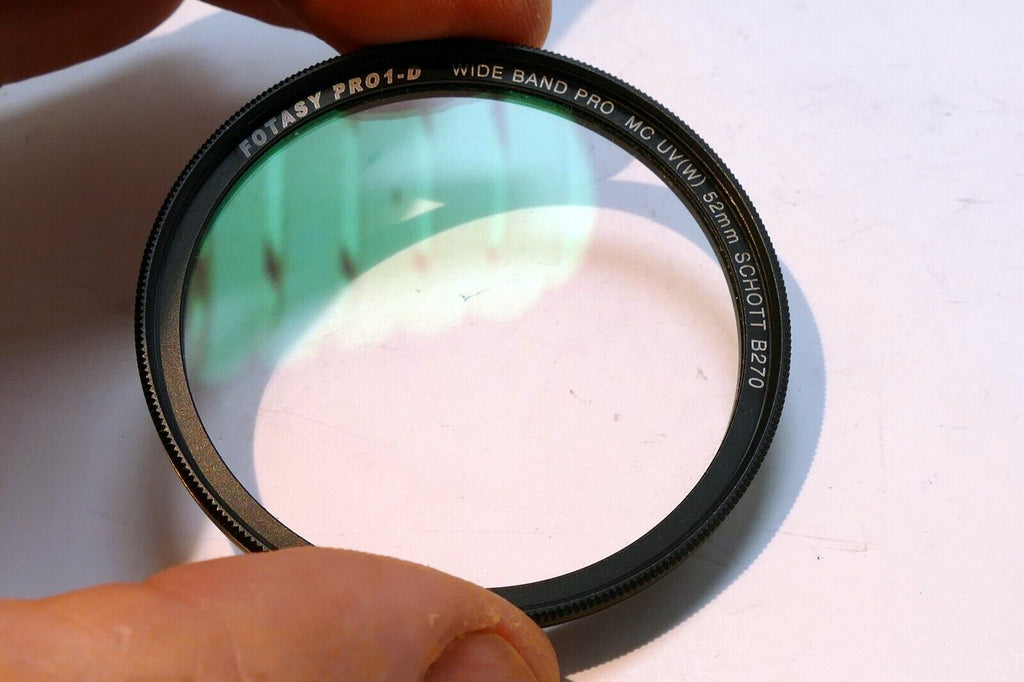 Fotasy RO1-D Wide Band UV  W 52mm Lens Filter wide angle thin profile