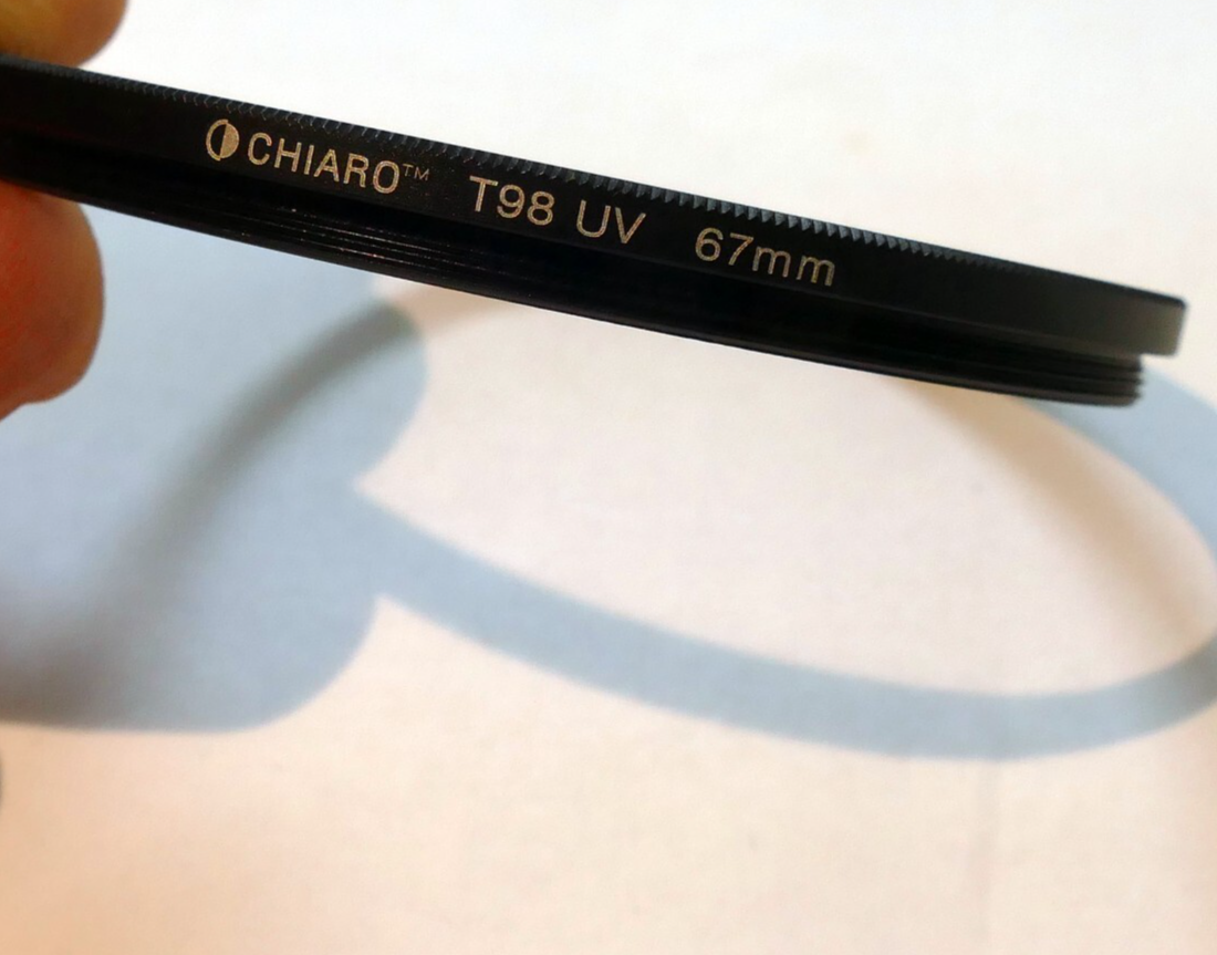 CHIARO T98 67mm UV Filter Thin profile Wide angle Protector