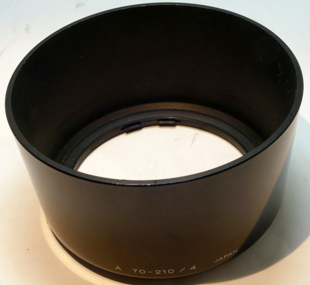Minolta A 70-210mm f4.0 AF Maxxum Lens Hood Shade for 55mm rim beercan  OEM