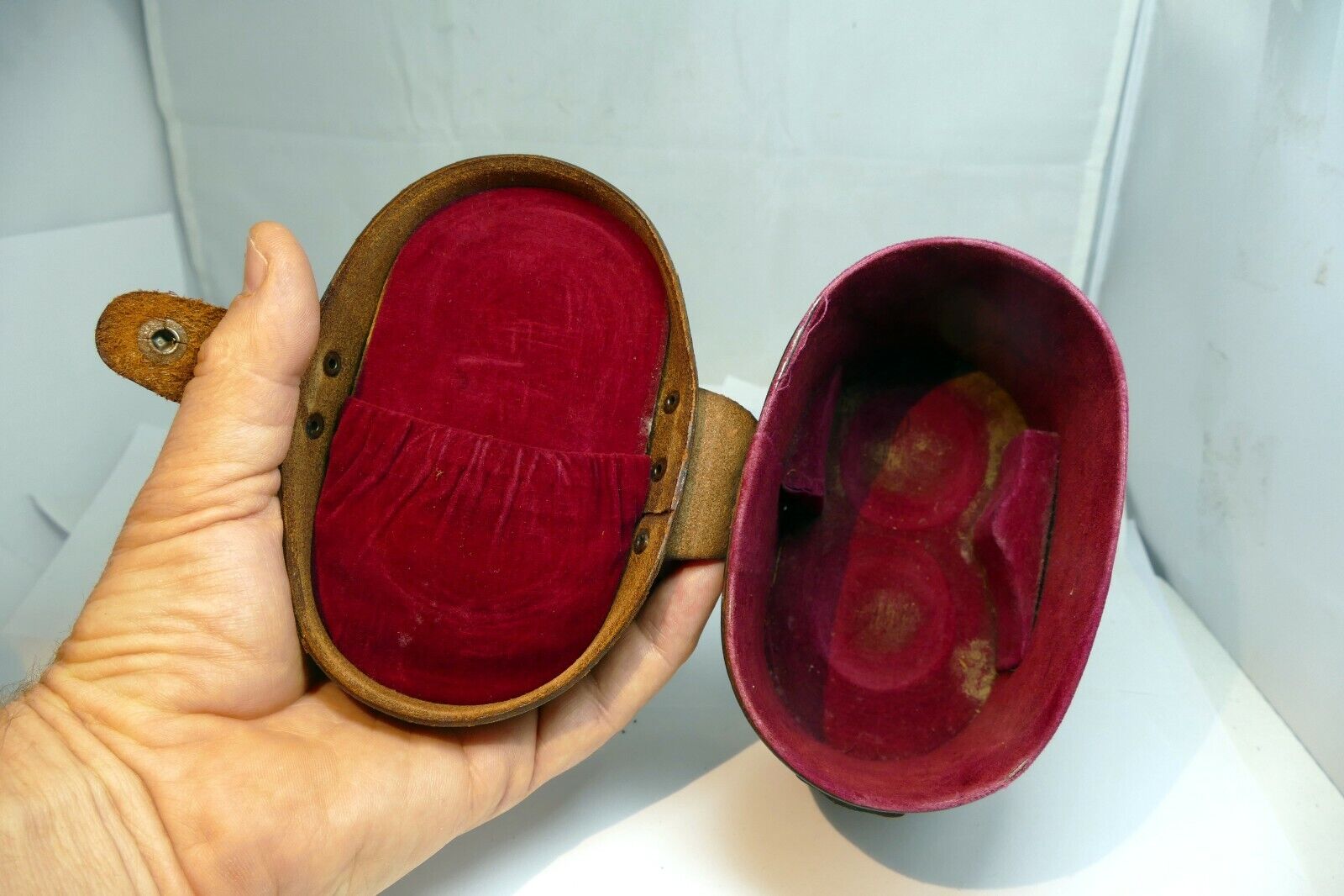 Mamiya Sekor 180mm f4.5 Hard case for lens TLR brown 18cm 13.5cm