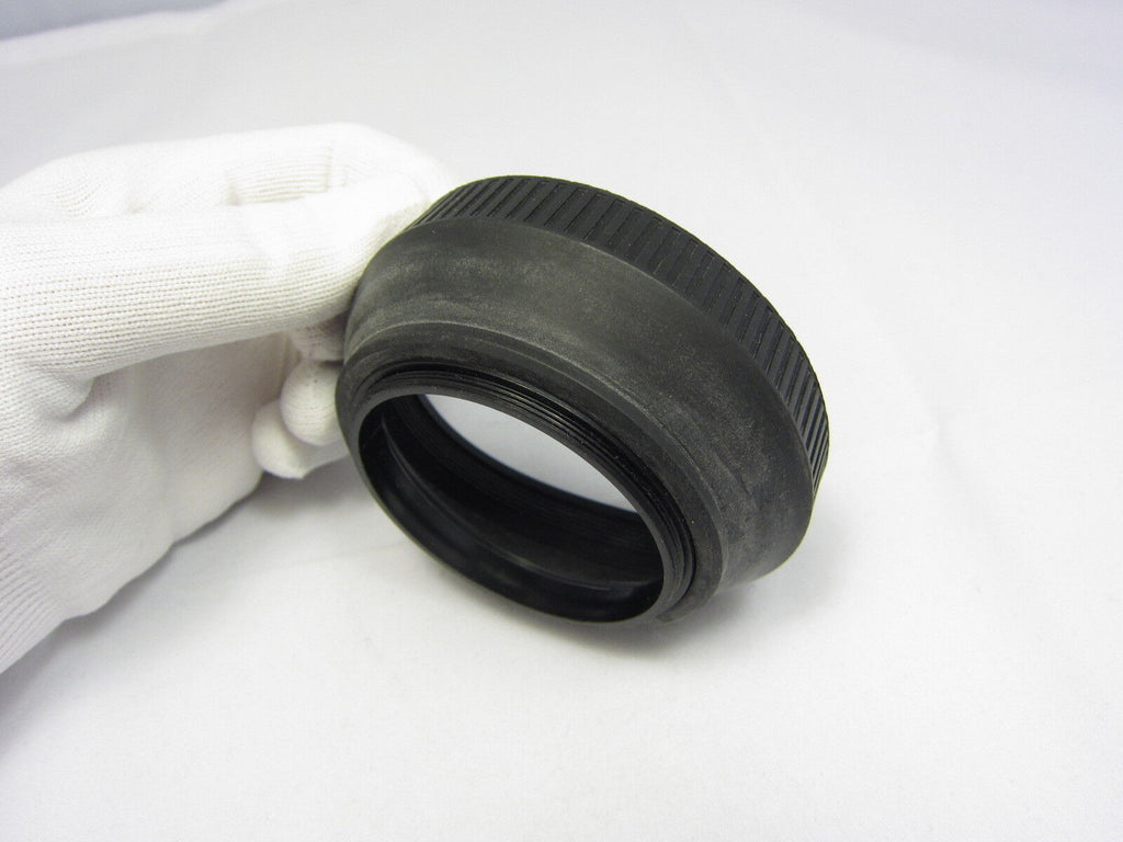 Used Unknown Brand 55mm Collapsible Rubber screw in Lens Hood N102002