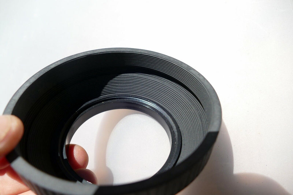 62mm Lens Rubber Hood shade double threaded for  telephoto zoom