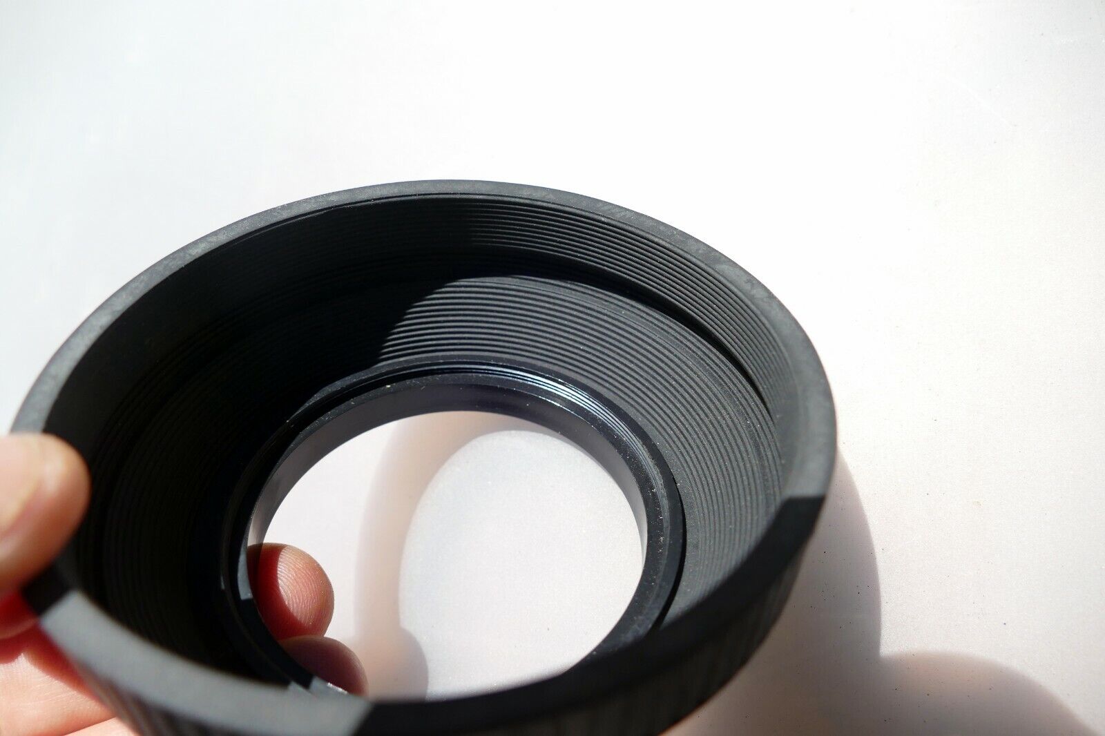 62mm Lens Rubber Hood shade double threaded for  telephoto zoom