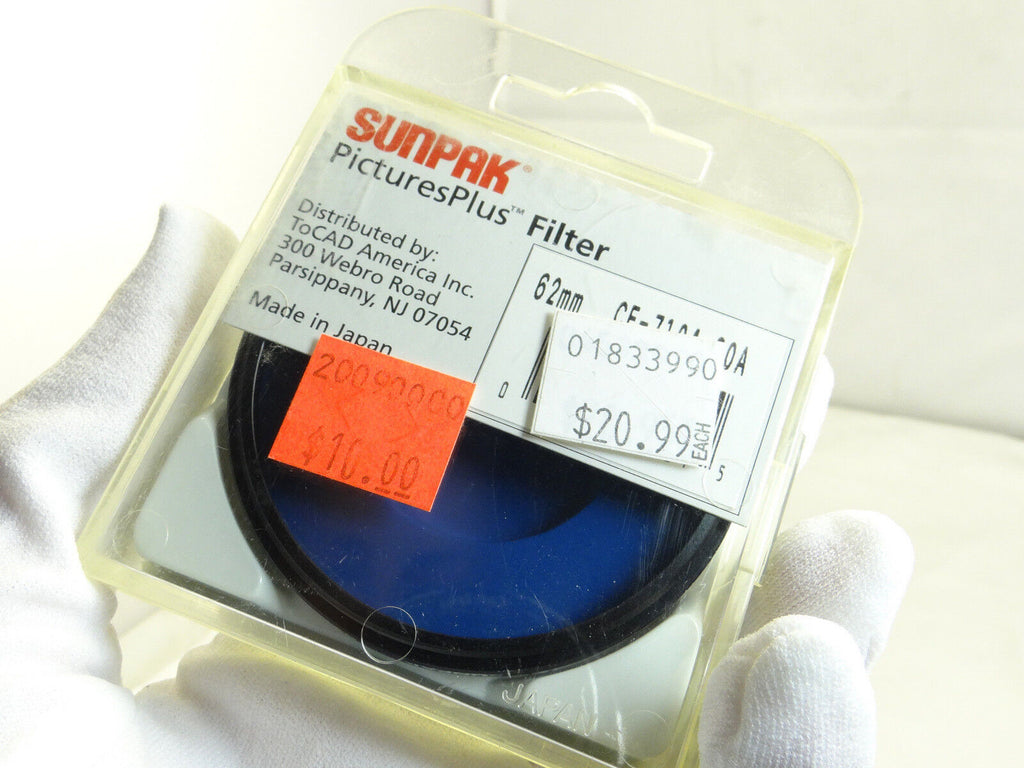 Sunpak 62mm 80A Blue Tungsten to Daylight Conversion Lens Filter