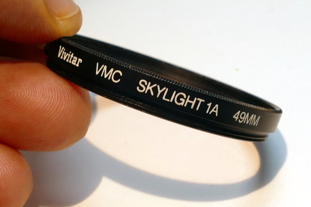 Vivitar 49mm Lens Filter  VMC Multi-Coated Skylight A1 sky warming