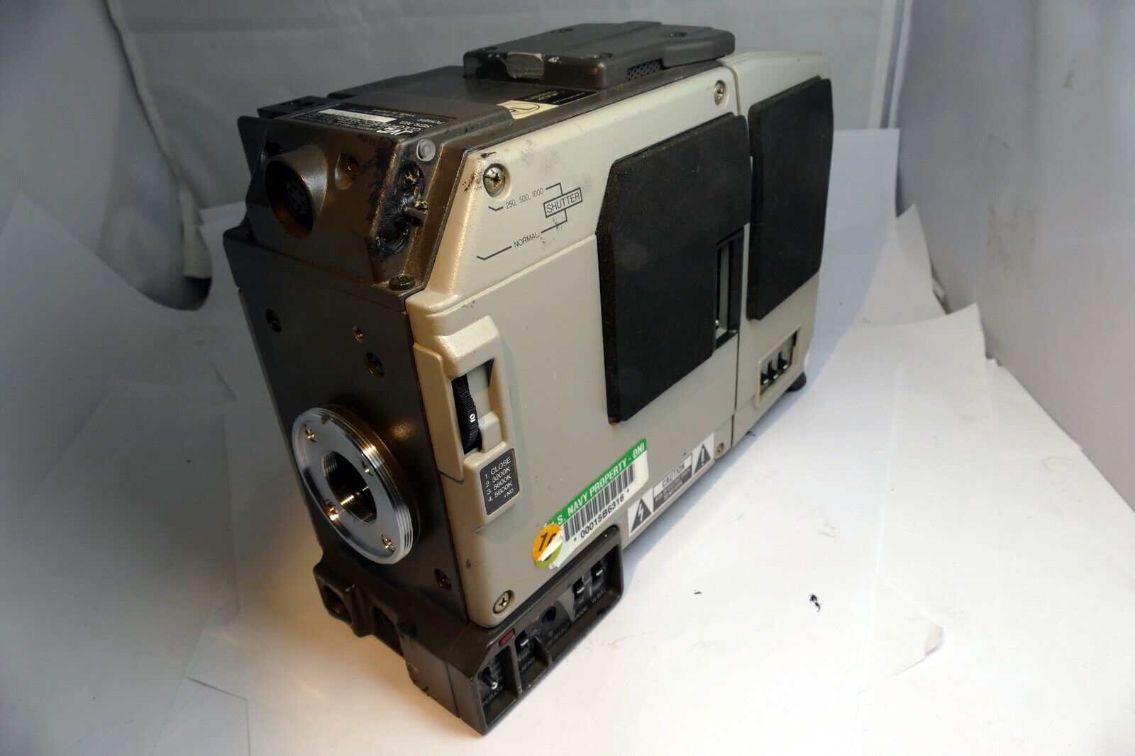 JVC BY-10U CCD Camcorder Video Camera  - NAVY Property ONI - AS IS PARTS REPAIR