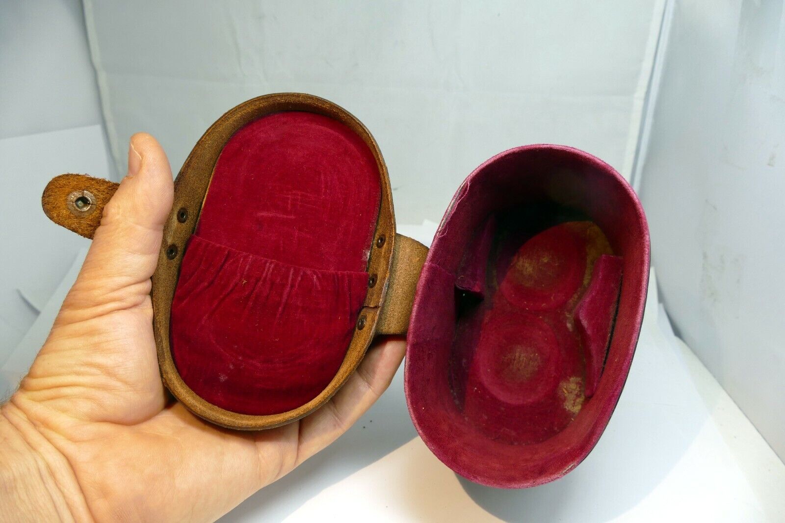 Mamiya Sekor 180mm f4.5 Hard case for lens TLR brown 18cm 13.5cm