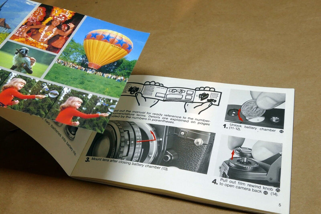 Nikon EL 35mm Photo Guide camera instruction  - OEM 1970's