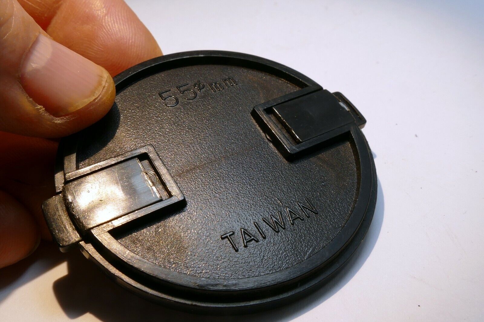 55mm Front Cap Plastic snap on for 28mm 35mm f2.8 f3.5 vintage made in Taiwan