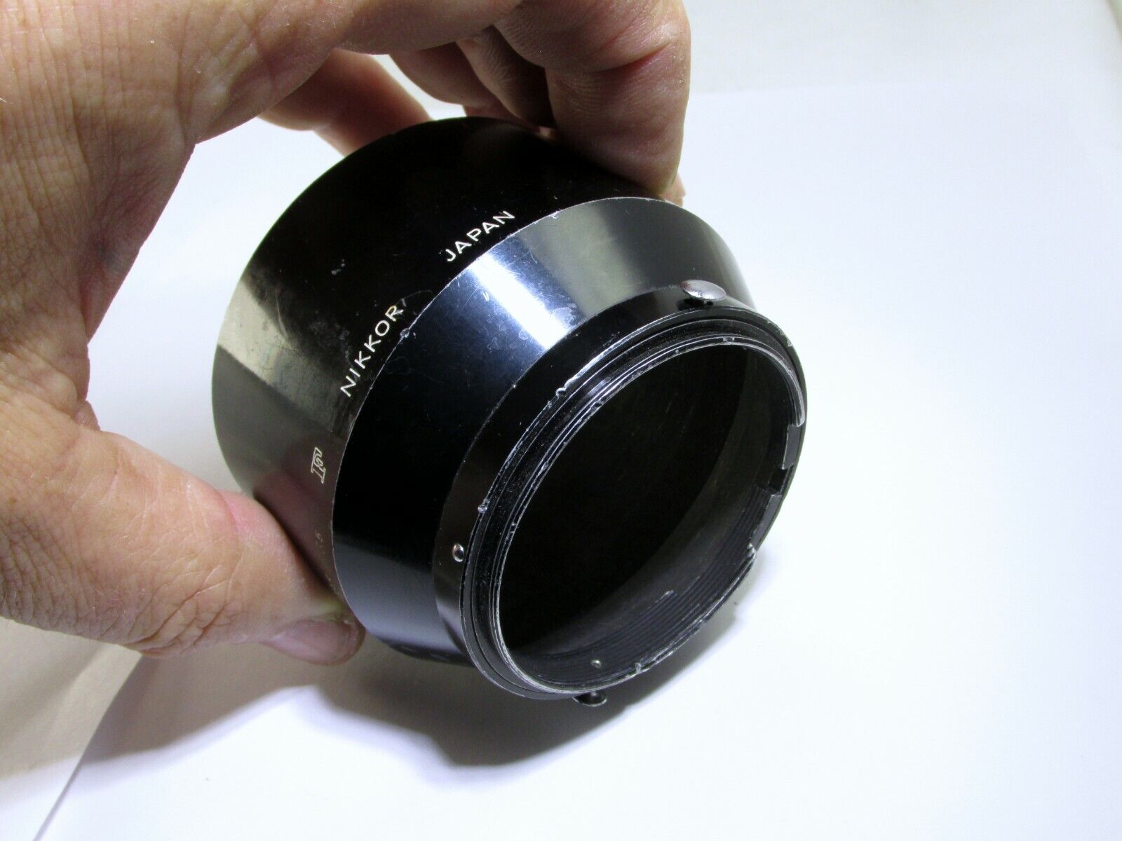Nikon F Hood Shade Metal clip on for 135mm f3.5 85mm f2.0 105mm f2.5 Nikkor