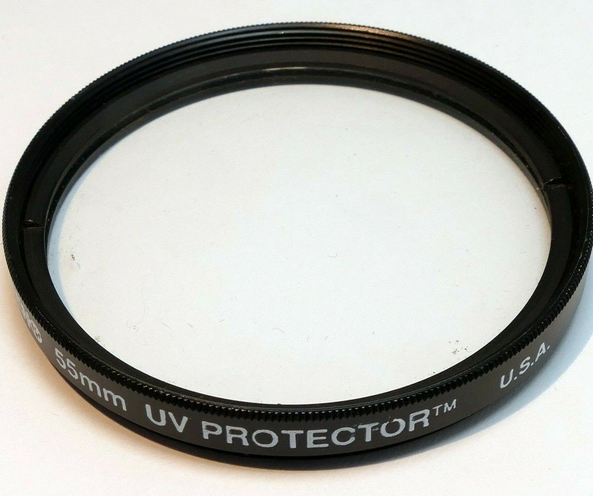 Tiffen UV Protector 55mm Filter  made in USA clear