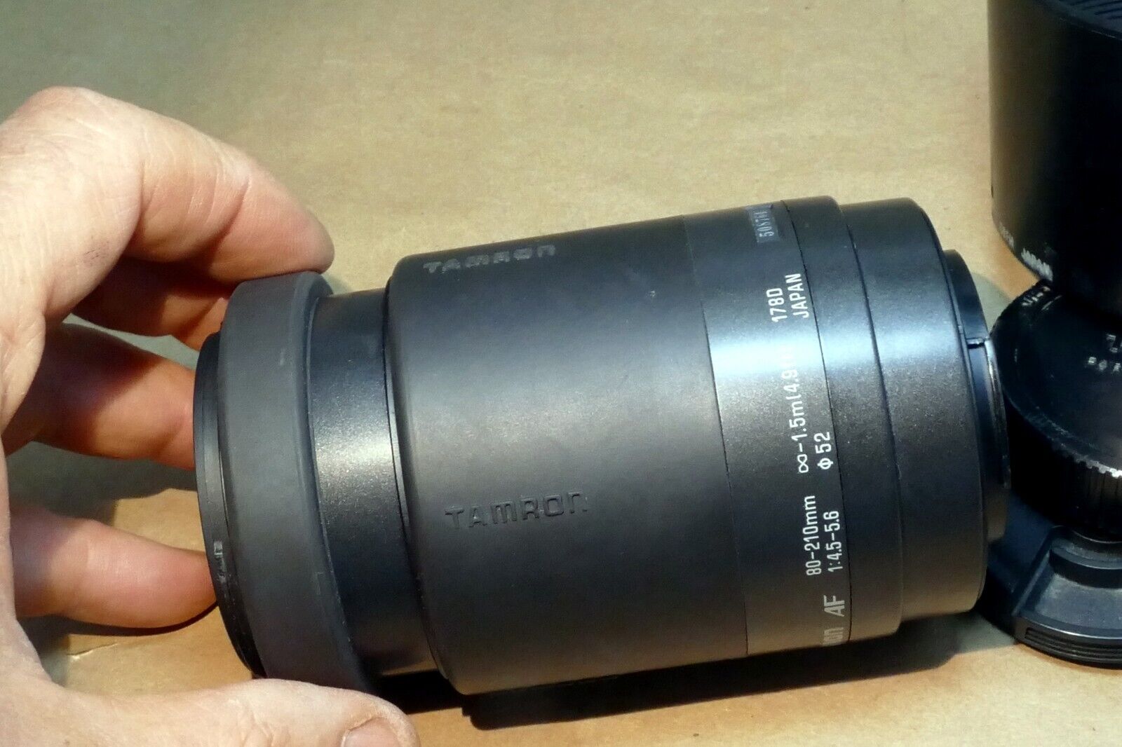 Tamron 80-210mm  f4.5-5.6 178D Lens For Minolta AF SLR (52m rim)