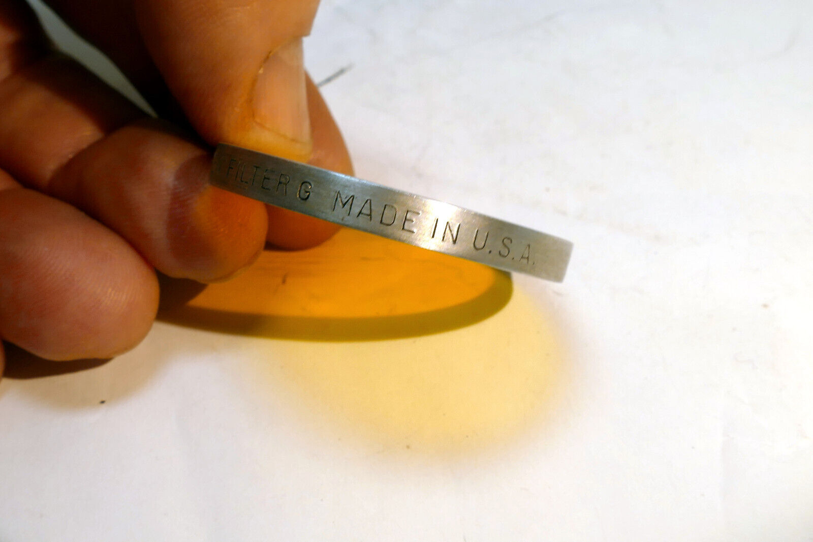 Kodak Wratten Yellow 2 Filter series 6 VI Drop in type - coating separation